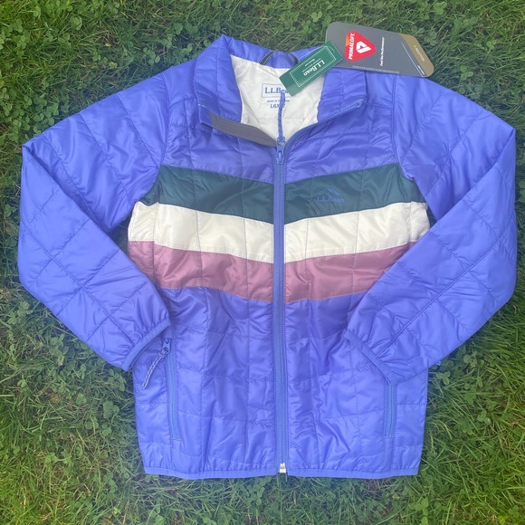 NWT L.L.Bean Kids Primaloft Packaway Quilted Water Resistant Jacket (6X/7) - Picture 2 of 7
